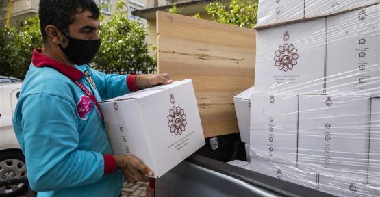 Alanya Belediyesi Ramazan Bereket Paketlerinin Dağıtımına Başladı