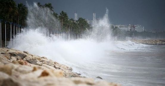Antalya ve Isparta da Fırtına Bekleniyor.