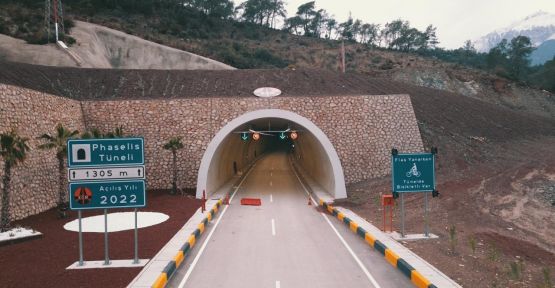 Antalya'da Phaselis Tüneli hizmete açıldı
