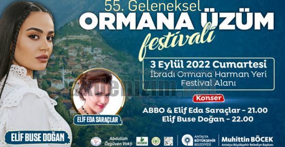 55. GELENEKSEL ORMANA ÜZÜM FESTİVALİ
