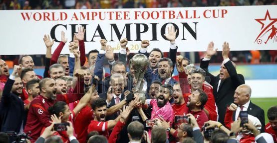 Ampute Futbol Milli Takımı, Dünya Kupası'nda şampiyon oldu