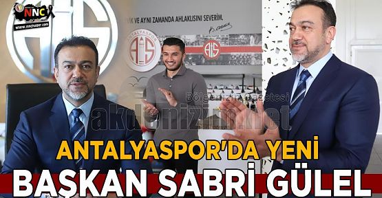 Antalyaspor’un yeni başkanı Sabri Gülel