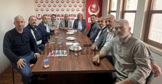BBP Antalya il teşkilantında ilçe başkanları toplantısı yapıldı.