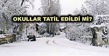 Antalyada Okullar  Tatil Edildi.