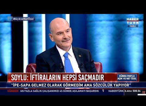 Süleyman Soylu, Habertürk TV Canlı Yayını 3. Kısım